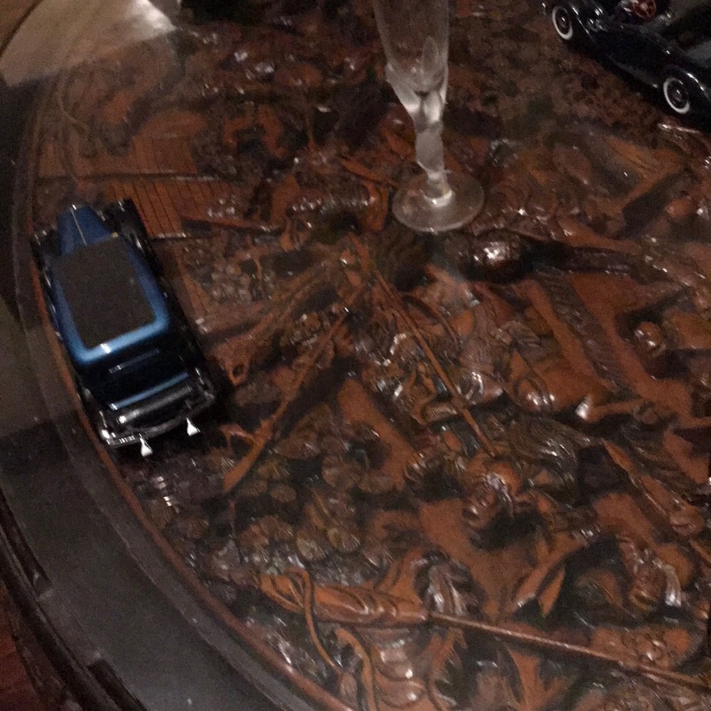 Exquisite Oriental Hand carved table